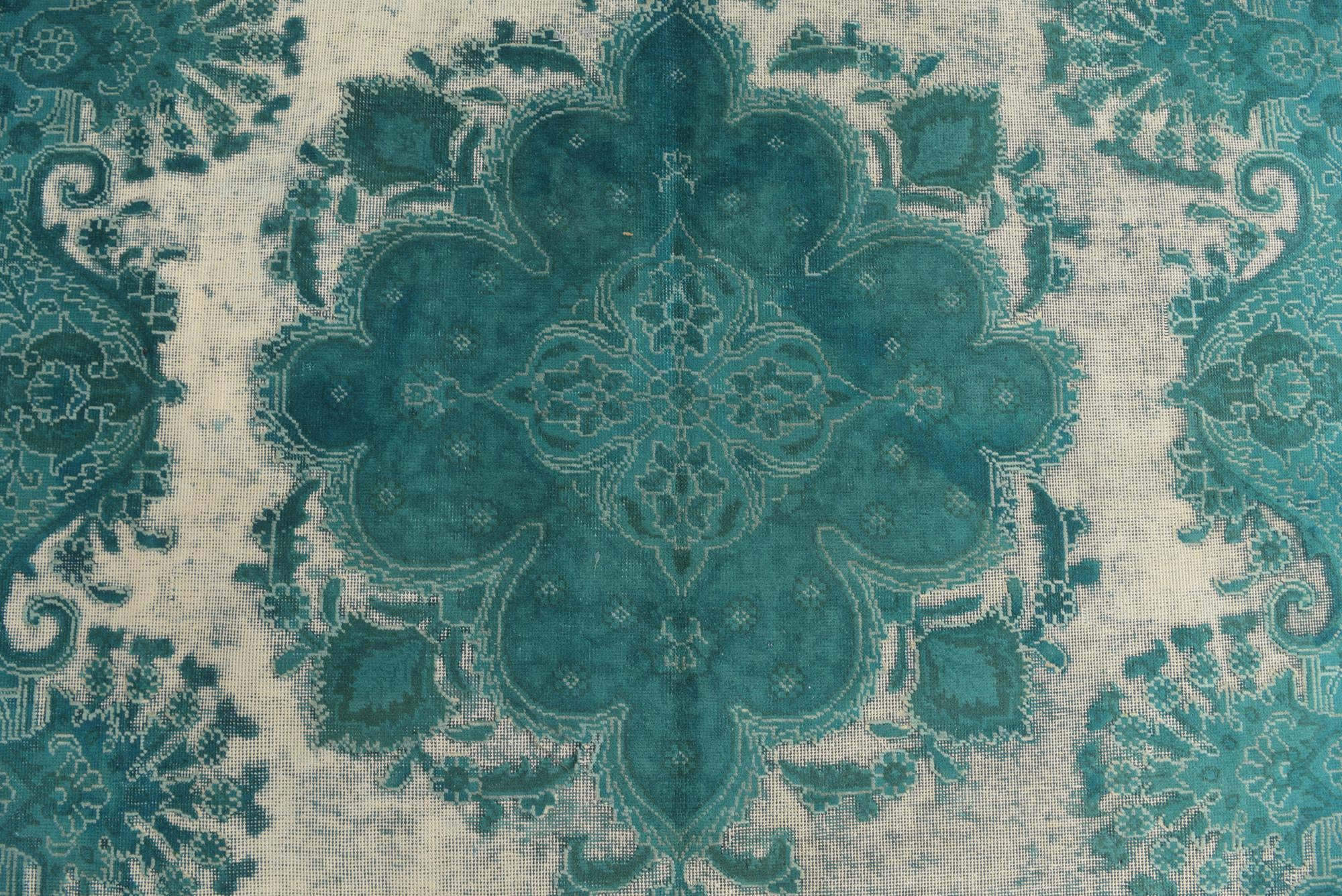 9' 3 x 12' 4 Hand Knotted Ultra Vintage Persian Wool Rug