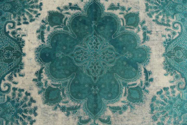 9' 3 x 12' 4 Hand Knotted Ultra Vintage Persian Wool Rug