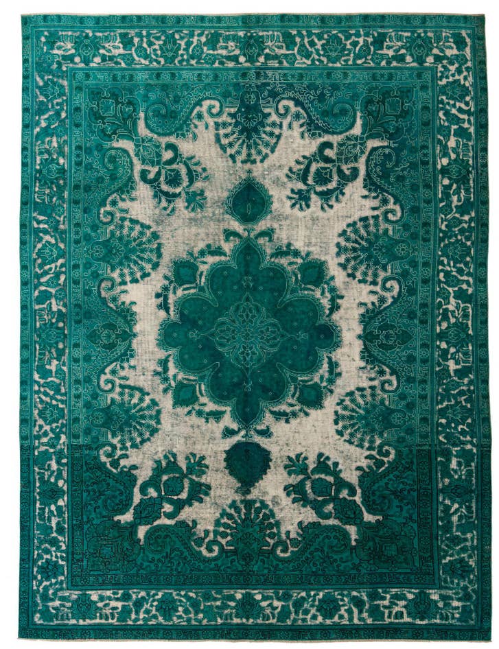 Detail image of 9' 3 x 12' 4 Hand Knotted Ultra Vintage Persian Wool Rug
