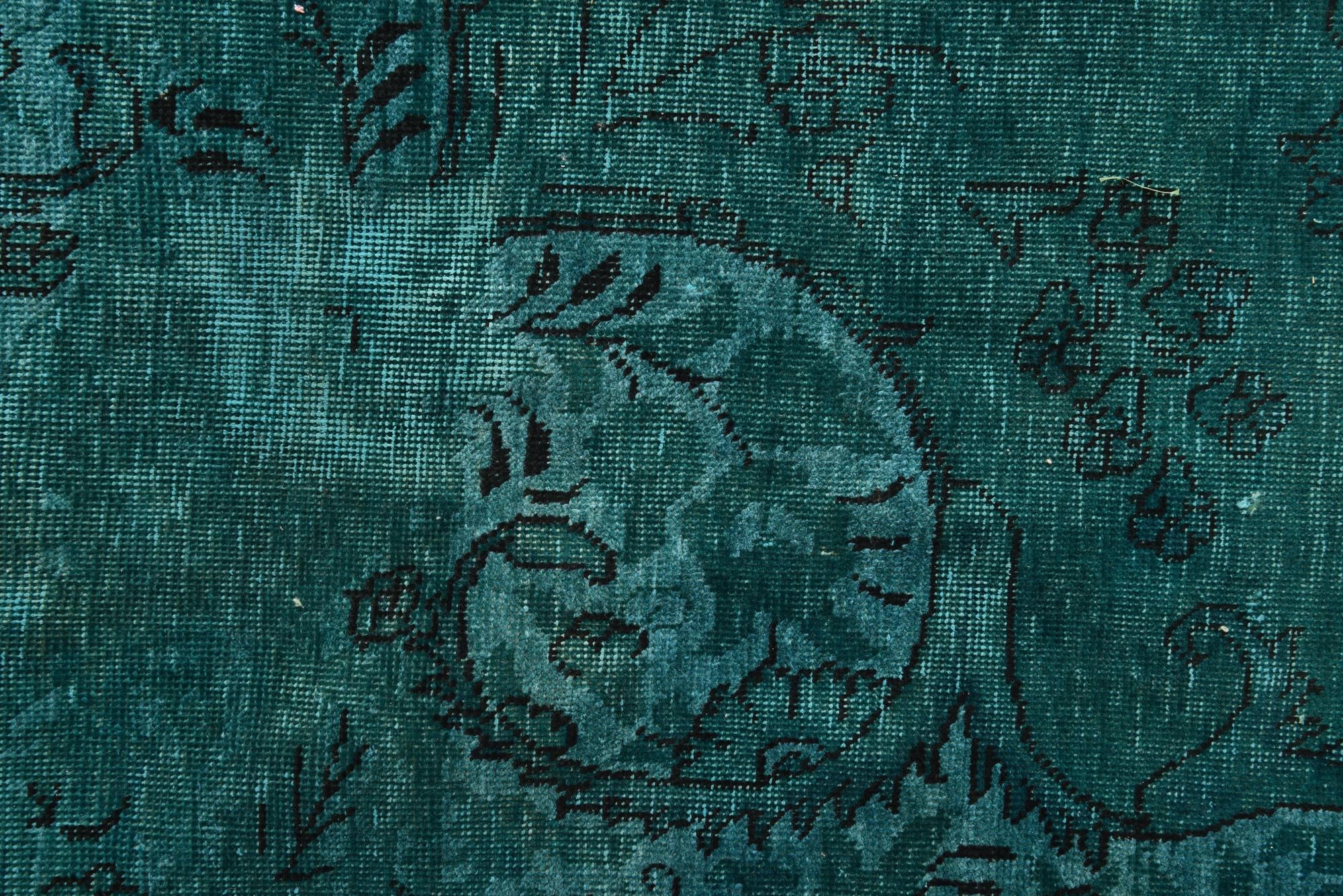 8' 7 x 12' 4 Hand Knotted Ultra Vintage Persian Wool Rug