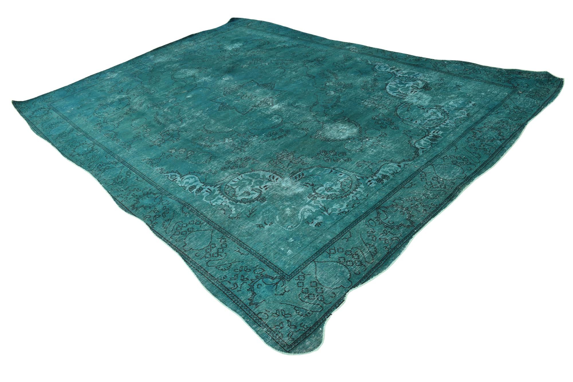 8' 7 x 12' 4 Hand Knotted Ultra Vintage Persian Wool Rug