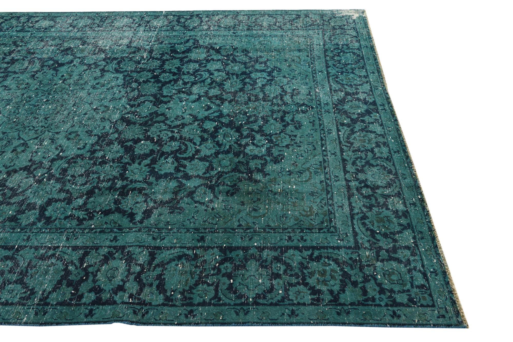 7' 5 x 10' 6 Hand Knotted Ultra Vintage Persian Wool Rug
