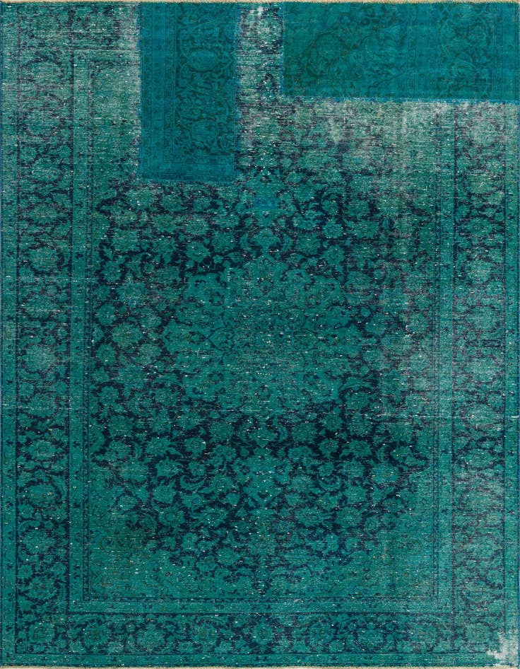 Detail image of 7' 5 x 10' 6 Hand Knotted Ultra Vintage Persian Wool Rug
