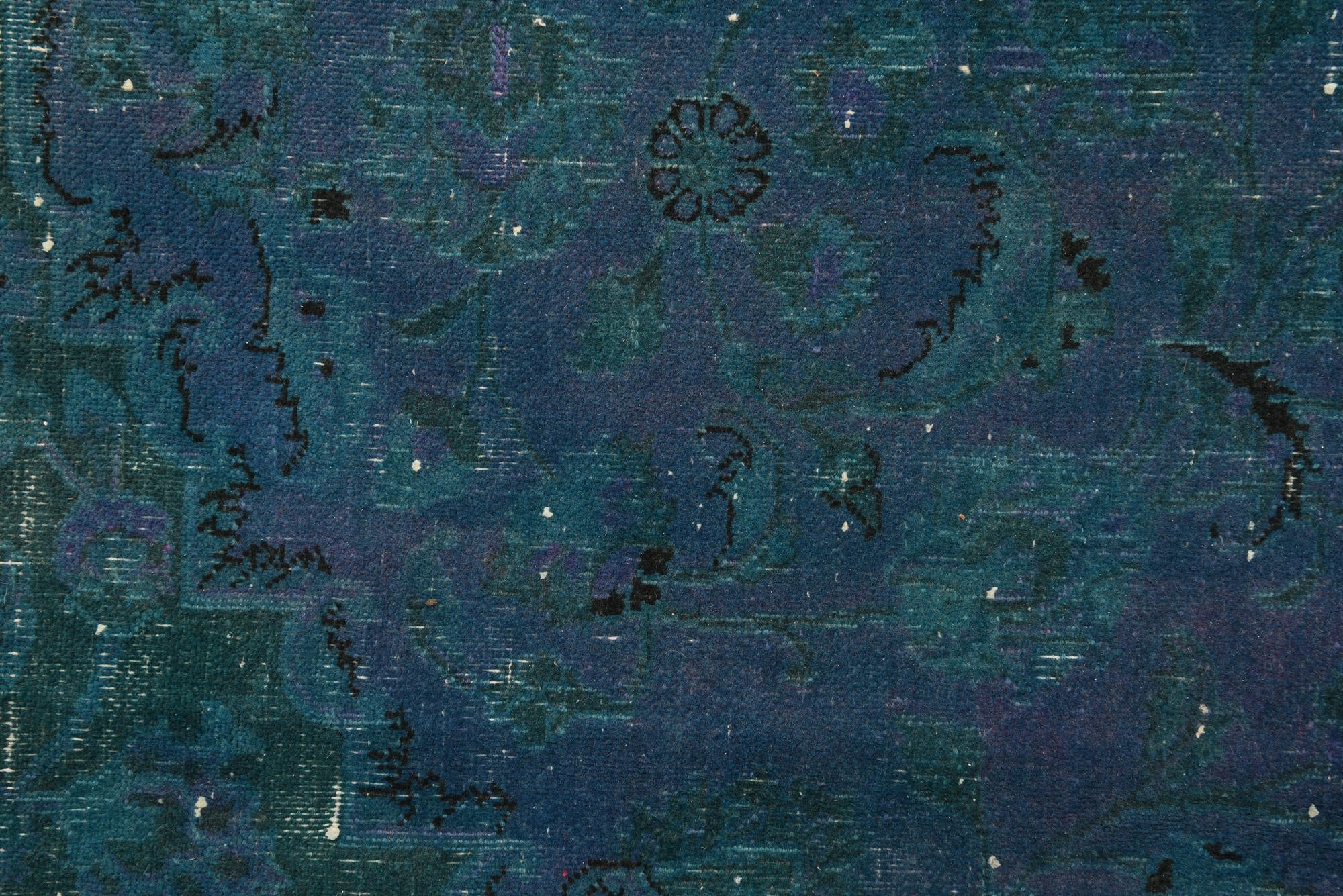 9' 1 x 12' Hand Knotted Ultra Vintage Persian Wool Rug