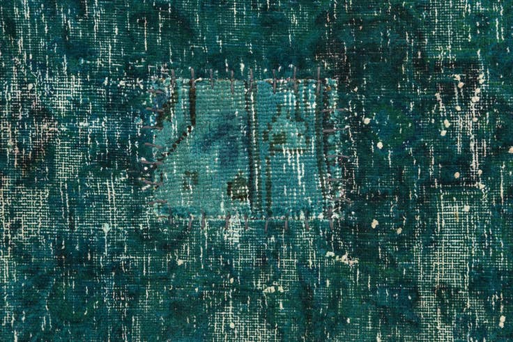 Detail image of 8' 3 x 11' 7 Hand Knotted Ultra Vintage Persian Wool Rug