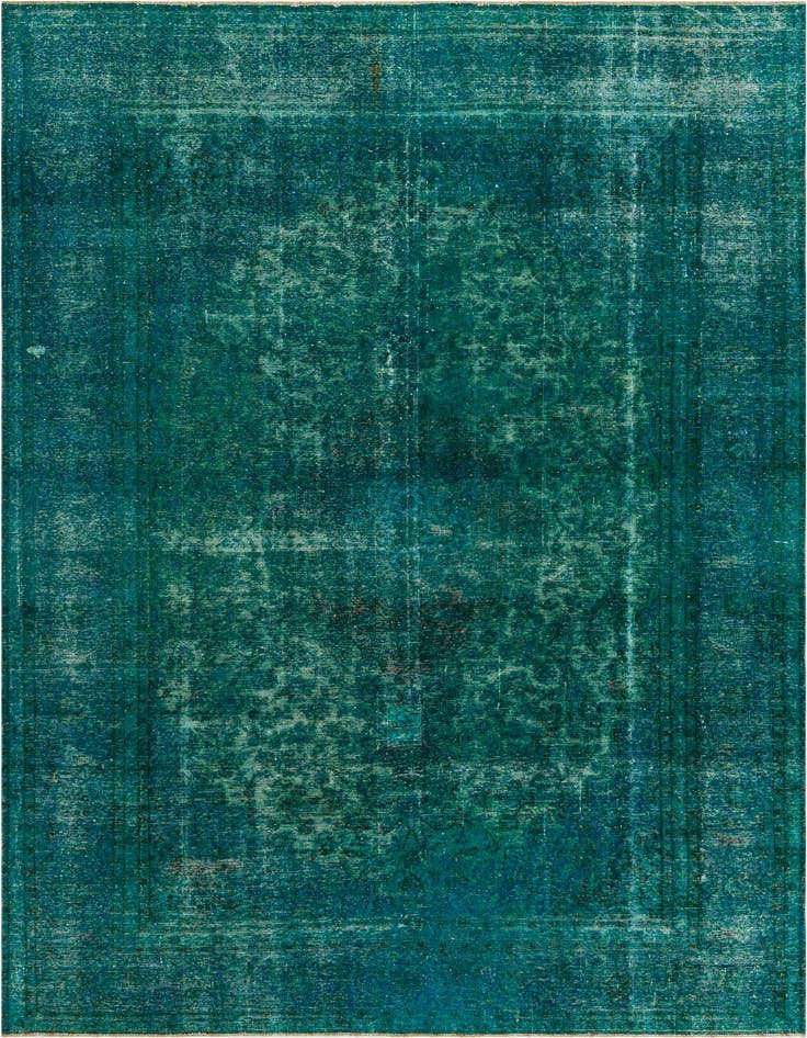 Detail image of 8' 3 x 11' 7 Hand Knotted Ultra Vintage Persian Wool Rug