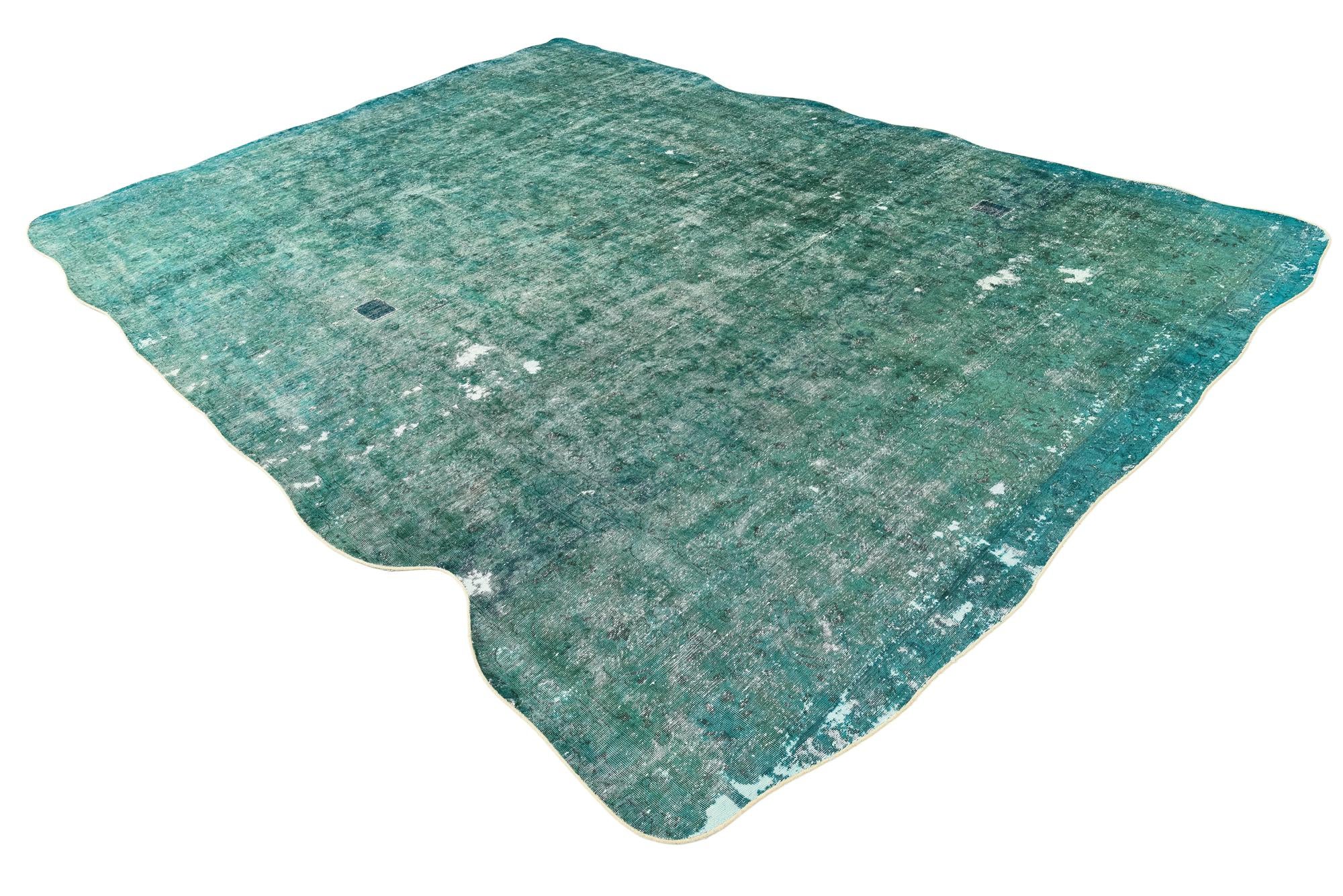 9' 2 x 13' 4 Hand Knotted Ultra Vintage Persian Wool Rug