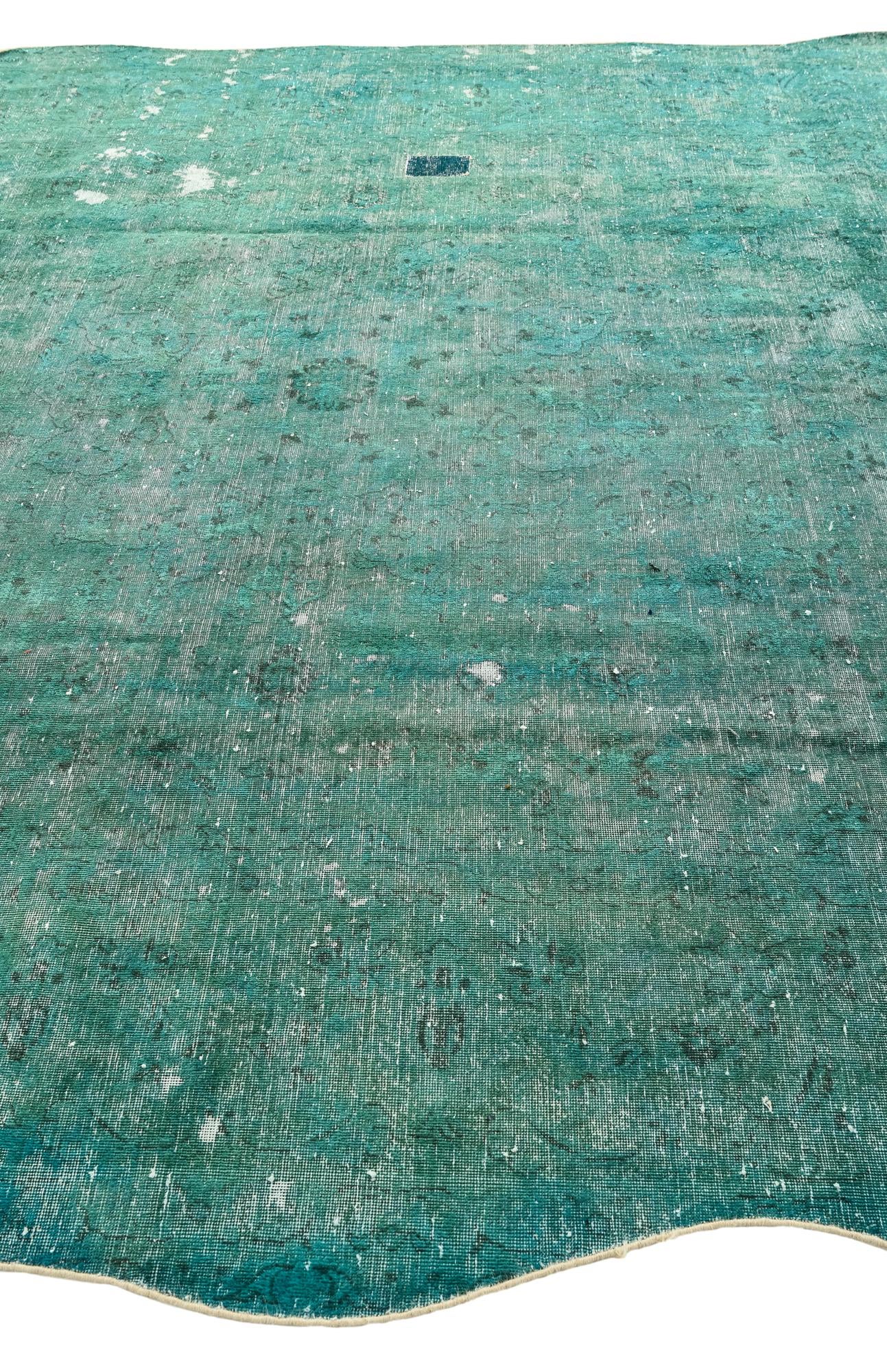 9' 2 x 13' 4 Hand Knotted Ultra Vintage Persian Wool Rug