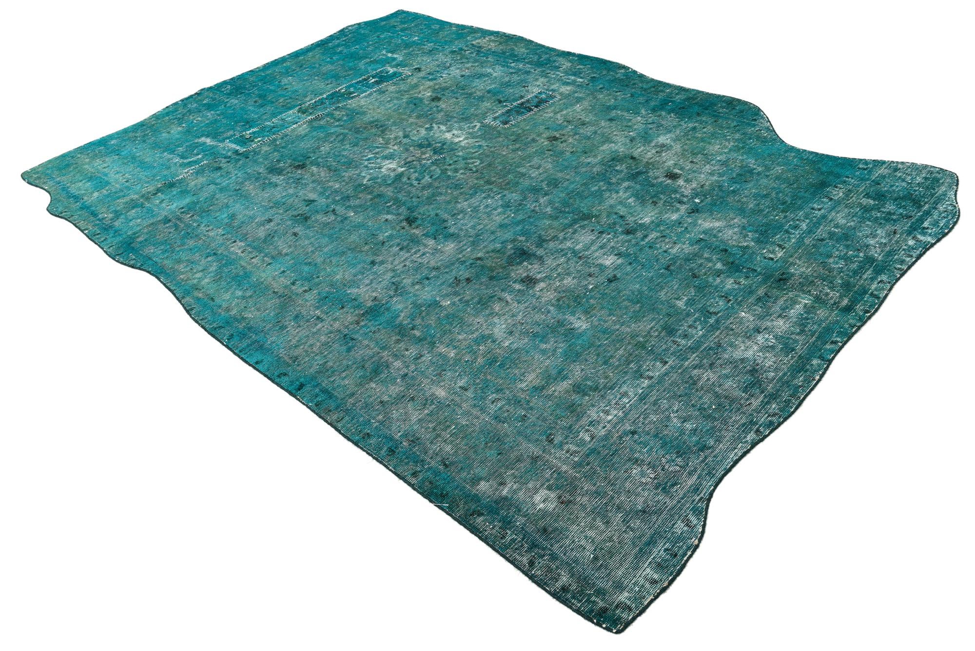 6' 5 x 9' 7 Hand Knotted Ultra Vintage Persian Wool Rug