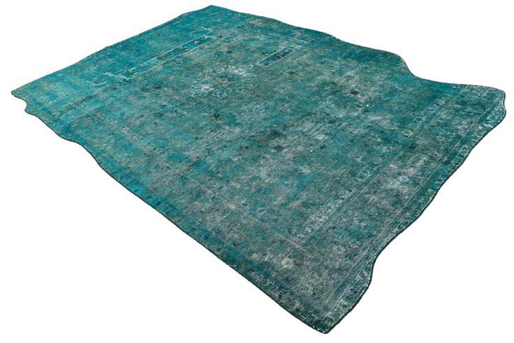 Detail image of 6' 5 x 9' 7 Hand Knotted Ultra Vintage Persian Wool Rug