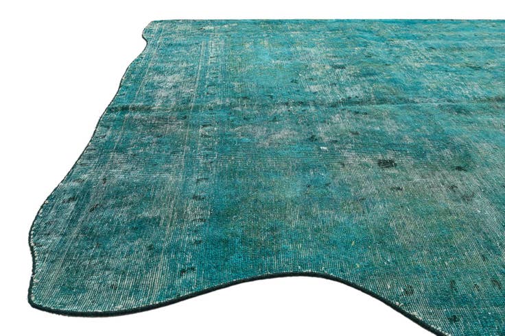 Detail image of 6' 5 x 9' 7 Hand Knotted Ultra Vintage Persian Wool Rug