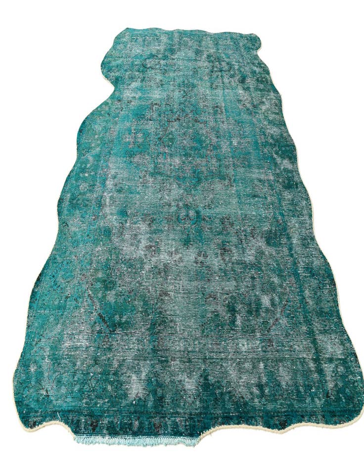 Detail image of 6' 7 x 9' 9  Hand Knotted Ultra Vintage Persian Wool Rug