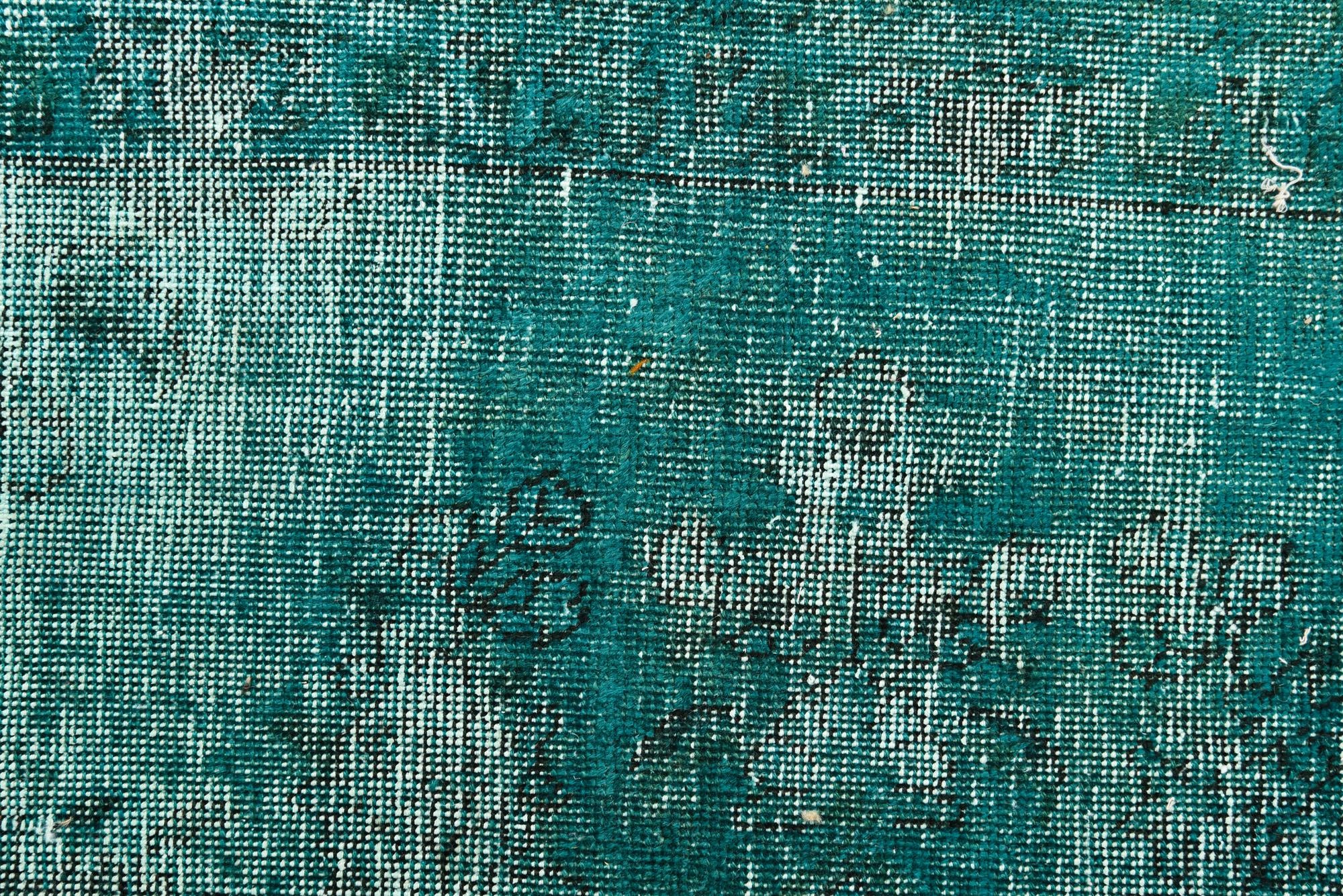 6' 7 x 9' 9 Hand Knotted Ultra Vintage Persian Wool Rug