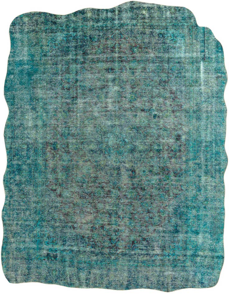Detail image of 9' x 12' Hand Knotted Ultra Vintage Persian Wool Rug