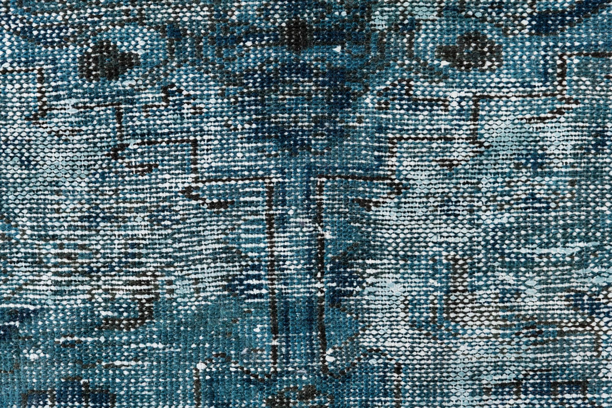 4' 2 x 6' Hand Knotted Ultra Vintage Persian Wool Rug