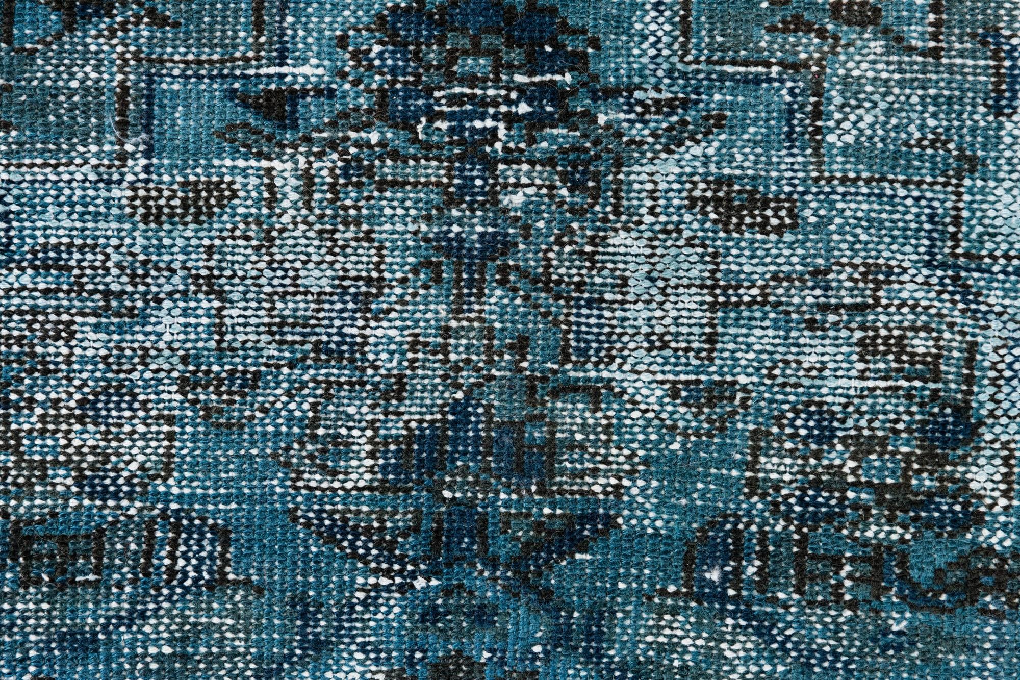 4' 2 x 6' Hand Knotted Ultra Vintage Persian Wool Rug