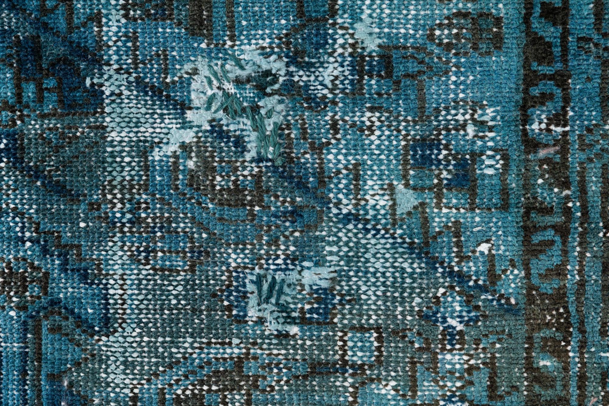 4' 2 x 6' Hand Knotted Ultra Vintage Persian Wool Rug