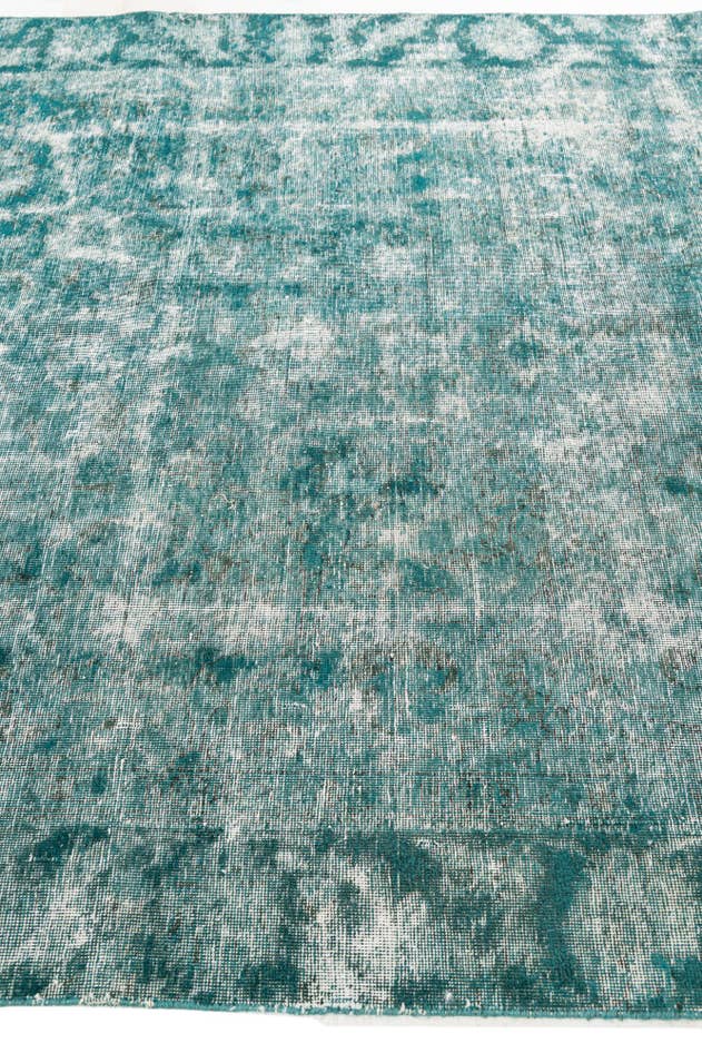 Detail image of 6' 3 x 9' 4 Hand Knotted Ultra Vintage Persian Wool Rug