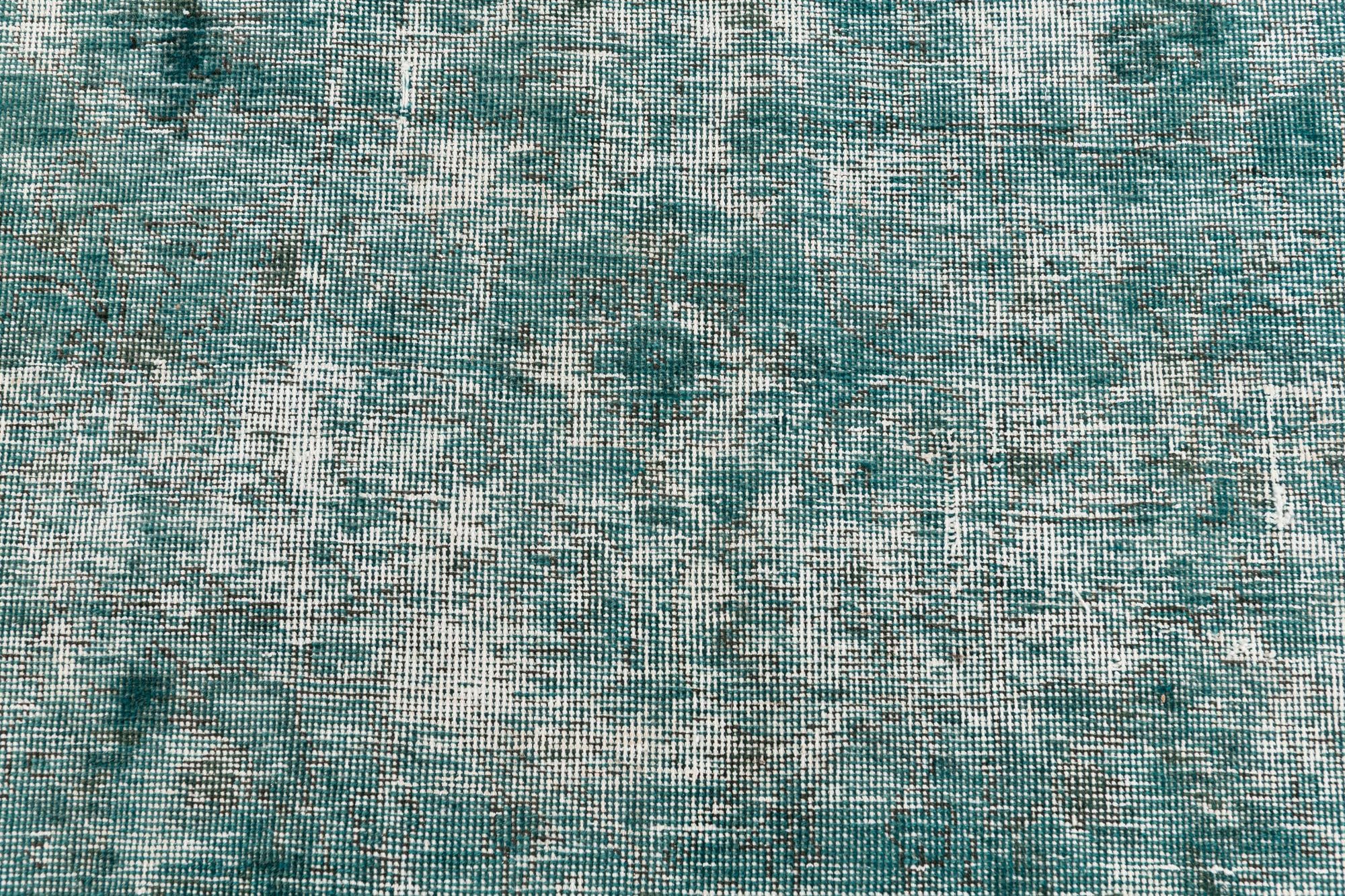 6' 3 x 9' 4 Hand Knotted Ultra Vintage Persian Wool Rug