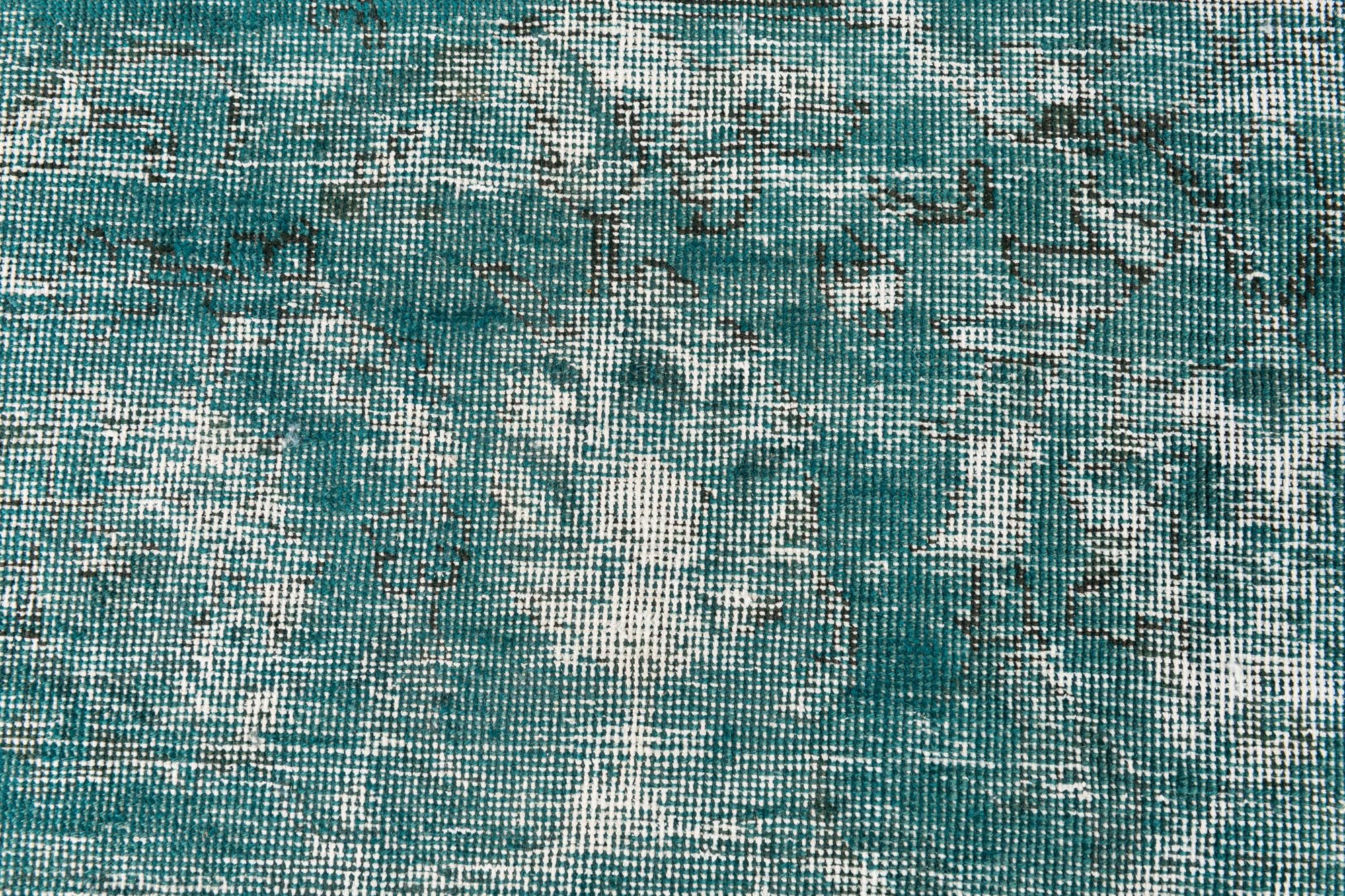 6' 3 x 9' 4 Hand Knotted Ultra Vintage Persian Wool Rug