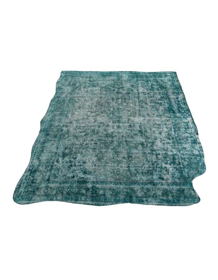 9' 3 x 12' Hand Knotted Ultra Vintage Persian Wool Rug