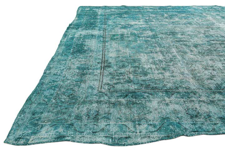 9' 3 x 12' Hand Knotted Ultra Vintage Persian Wool Rug