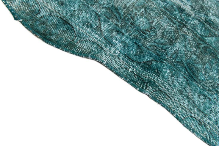 Detail image of 9' 3 x 12' Hand Knotted Ultra Vintage Persian Wool Rug