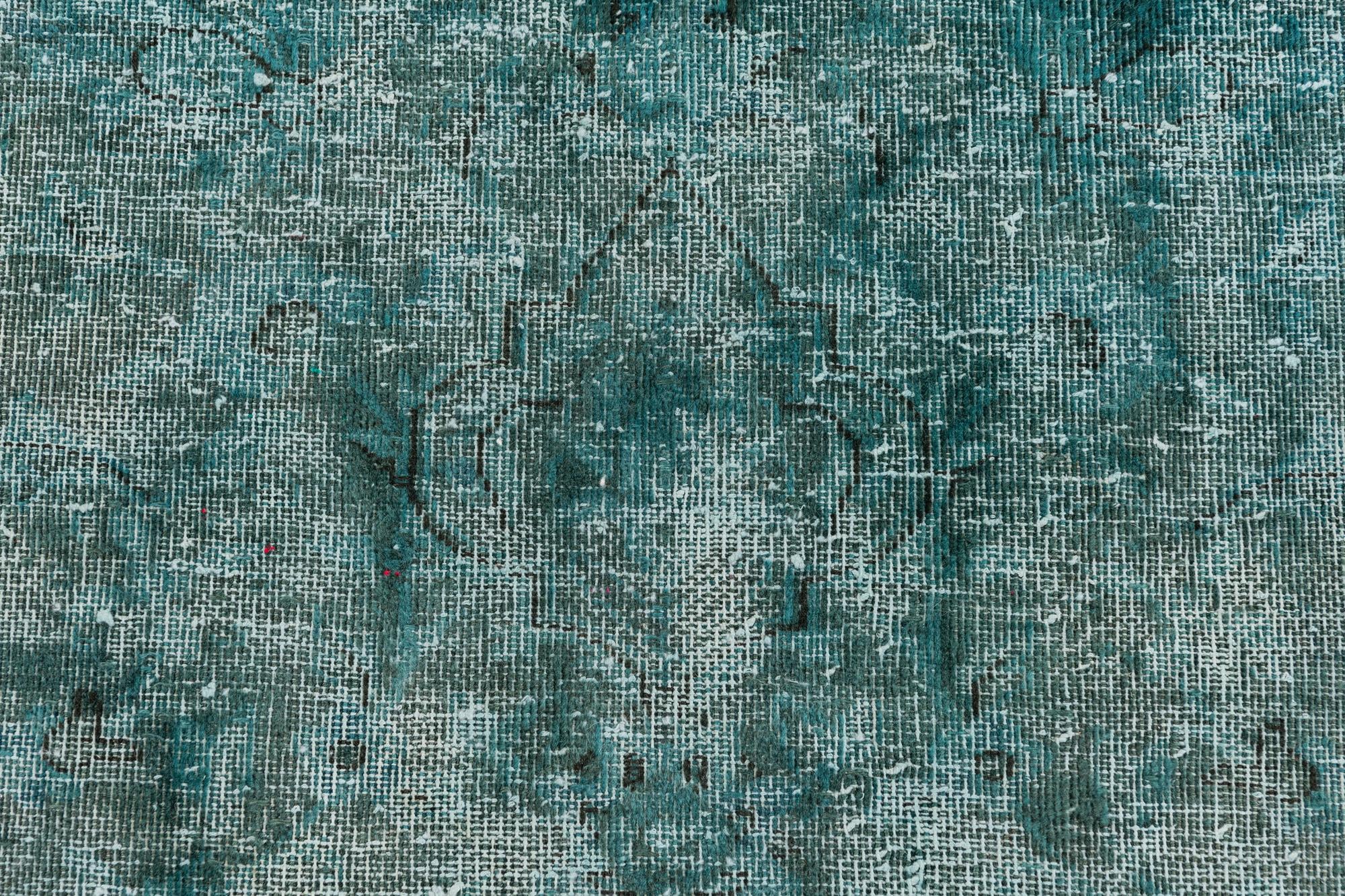 9' 3 x 12' Hand Knotted Ultra Vintage Persian Wool Rug