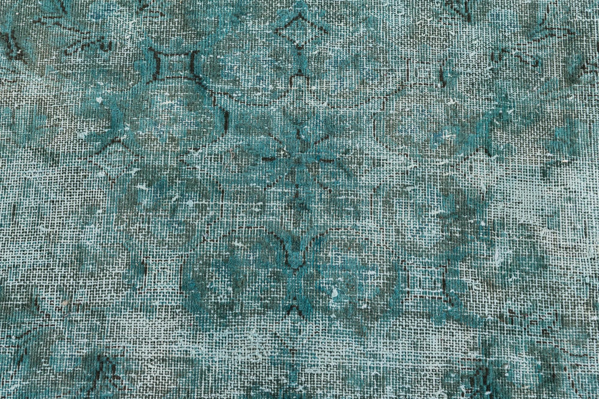9' 3 x 12' Hand Knotted Ultra Vintage Persian Wool Rug