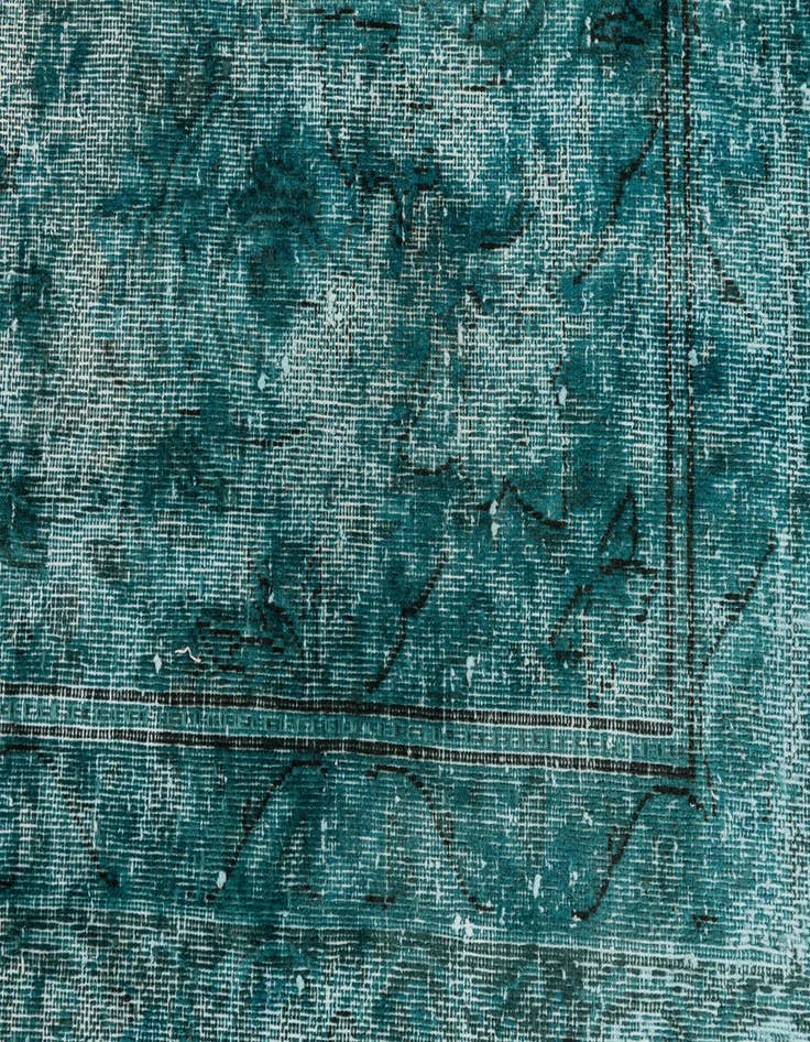 Detail image of 9' 3 x 12'  Hand Knotted Ultra Vintage Persian Wool Rug