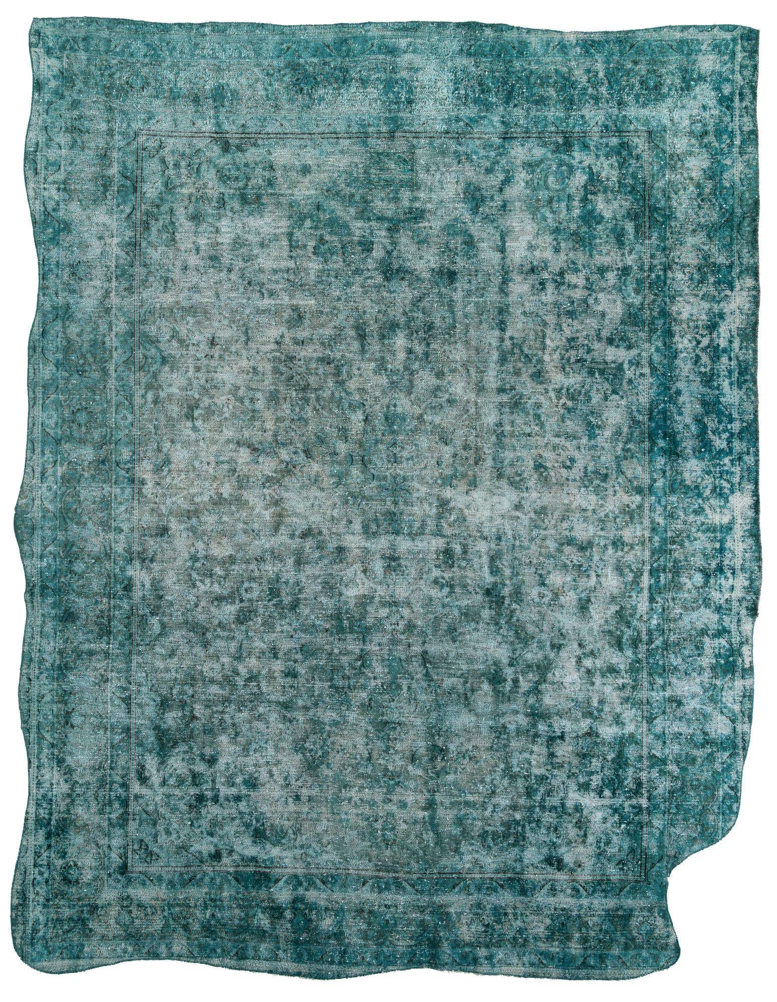 9' 3 x 12' Hand Knotted Ultra Vintage Persian Wool Rug