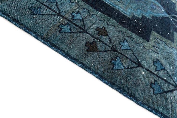 Detail image of 4' 1 x 6' 1 Hand Knotted Ultra Vintage Persian Wool Rug