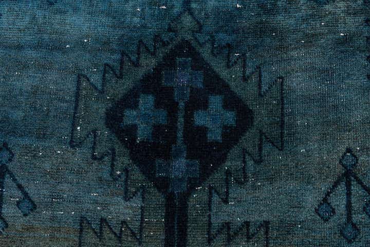 4' 1 x 6' 1 Hand Knotted Ultra Vintage Persian Wool Rug