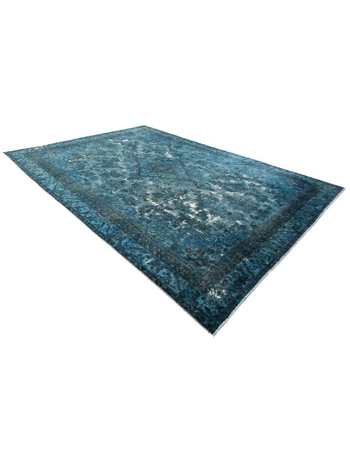 9' 6 x 13' 4 Hand Knotted Ultra Vintage Persian Wool Rug