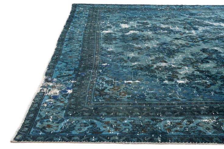 Detail image of 9' 6 x 13' 4 Hand Knotted Ultra Vintage Persian Wool Rug