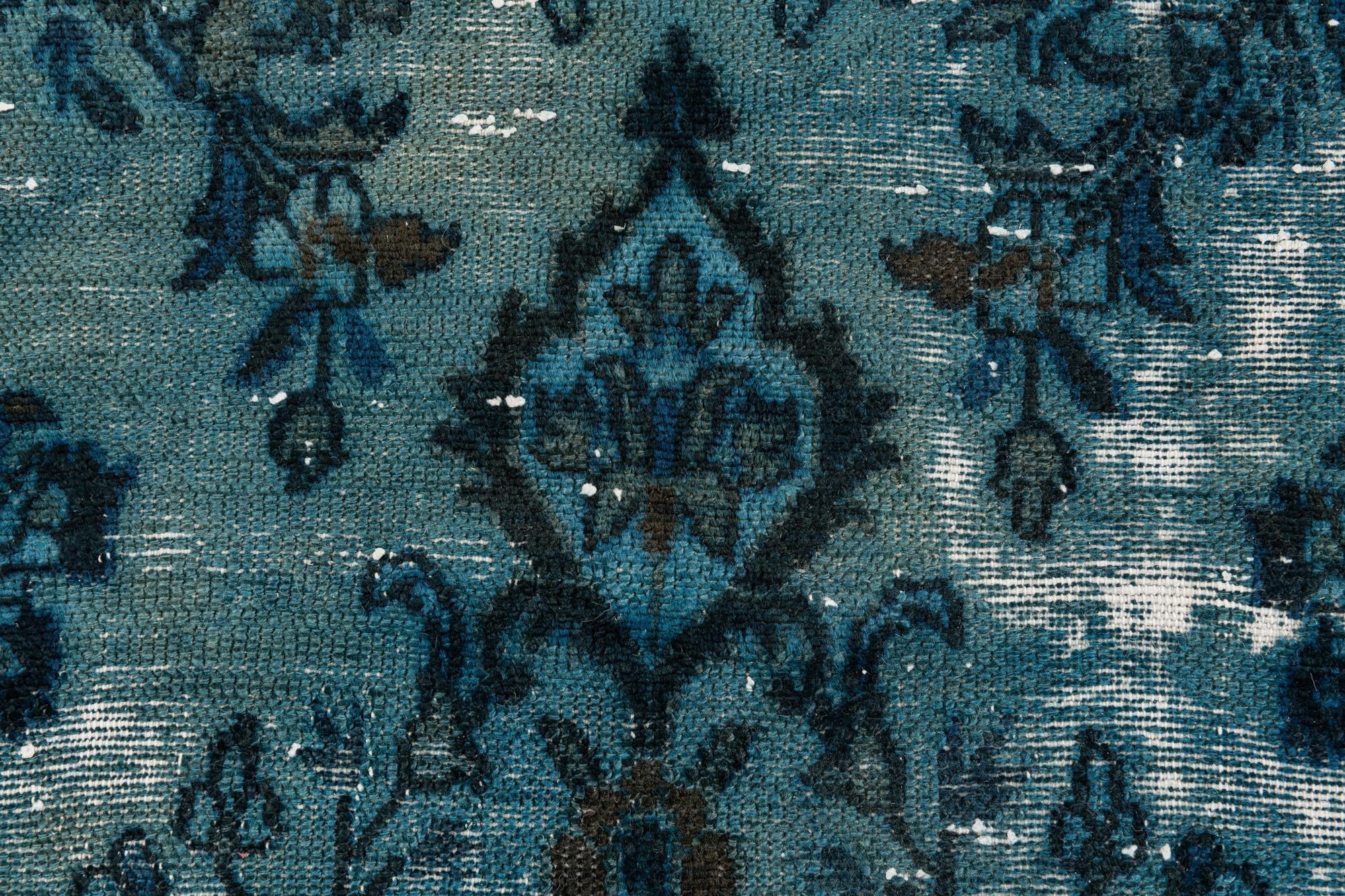 9' 6 x 13' 4 Hand Knotted Ultra Vintage Persian Wool Rug