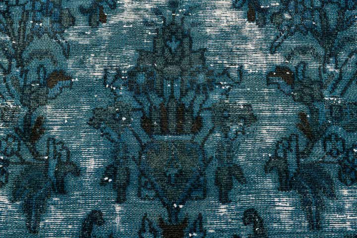 9' 6 x 13' 4 Hand Knotted Ultra Vintage Persian Wool Rug