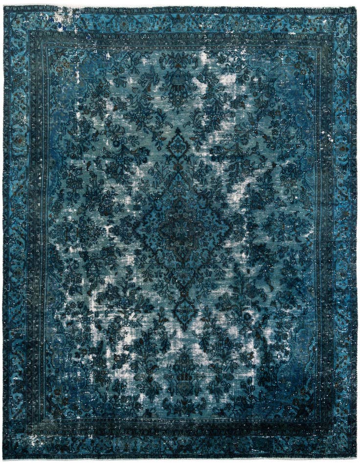 Detail image of 9' 6 x 13' 4 Hand Knotted Ultra Vintage Persian Wool Rug