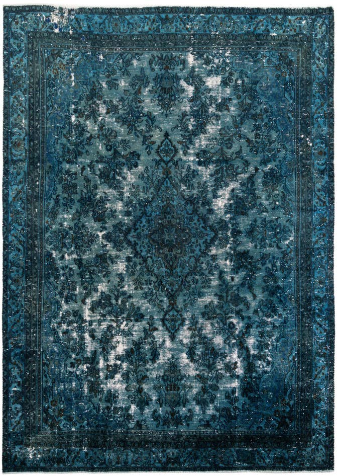 Detail image of 9' 6 x 13' 4 Hand Knotted Ultra Vintage Persian Wool Rug