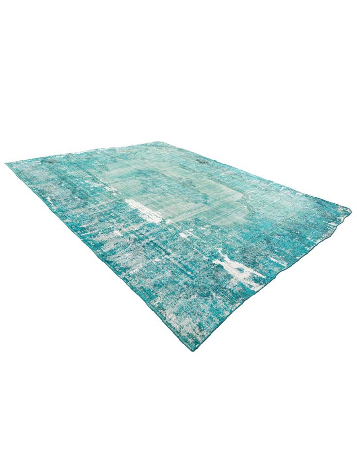 Detail image of 9' 6 x 12' 6 Hand Knotted Ultra Vintage Persian Wool Rug