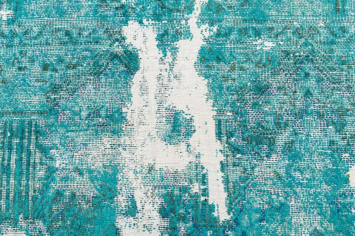 9' 6 x 12' 6 Hand Knotted Ultra Vintage Persian Wool Rug
