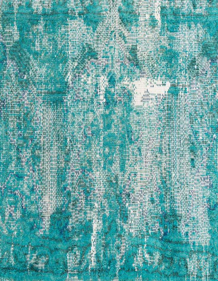 Detail image of 9' 6 x 12' 6  Hand Knotted Ultra Vintage Persian Wool Rug