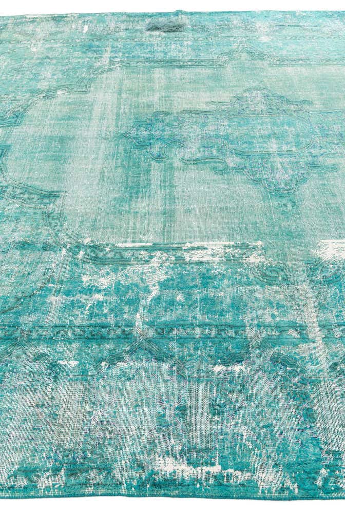 9' 6 x 12' 6 Hand Knotted Ultra Vintage Persian Wool Rug