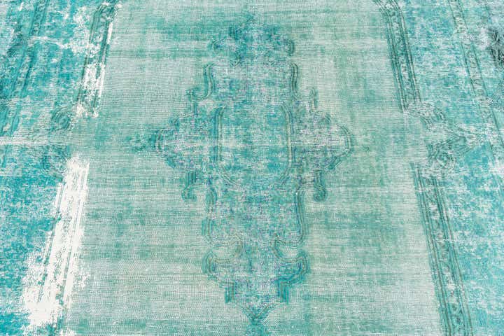 9' 6 x 12' 6 Hand Knotted Ultra Vintage Persian Wool Rug