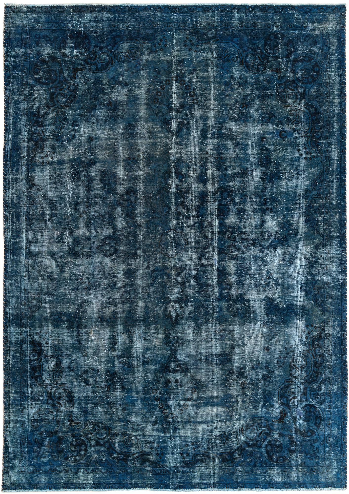 7' 2 x 10' 3 Hand Knotted Ultra Vintage Persian Wool Rug