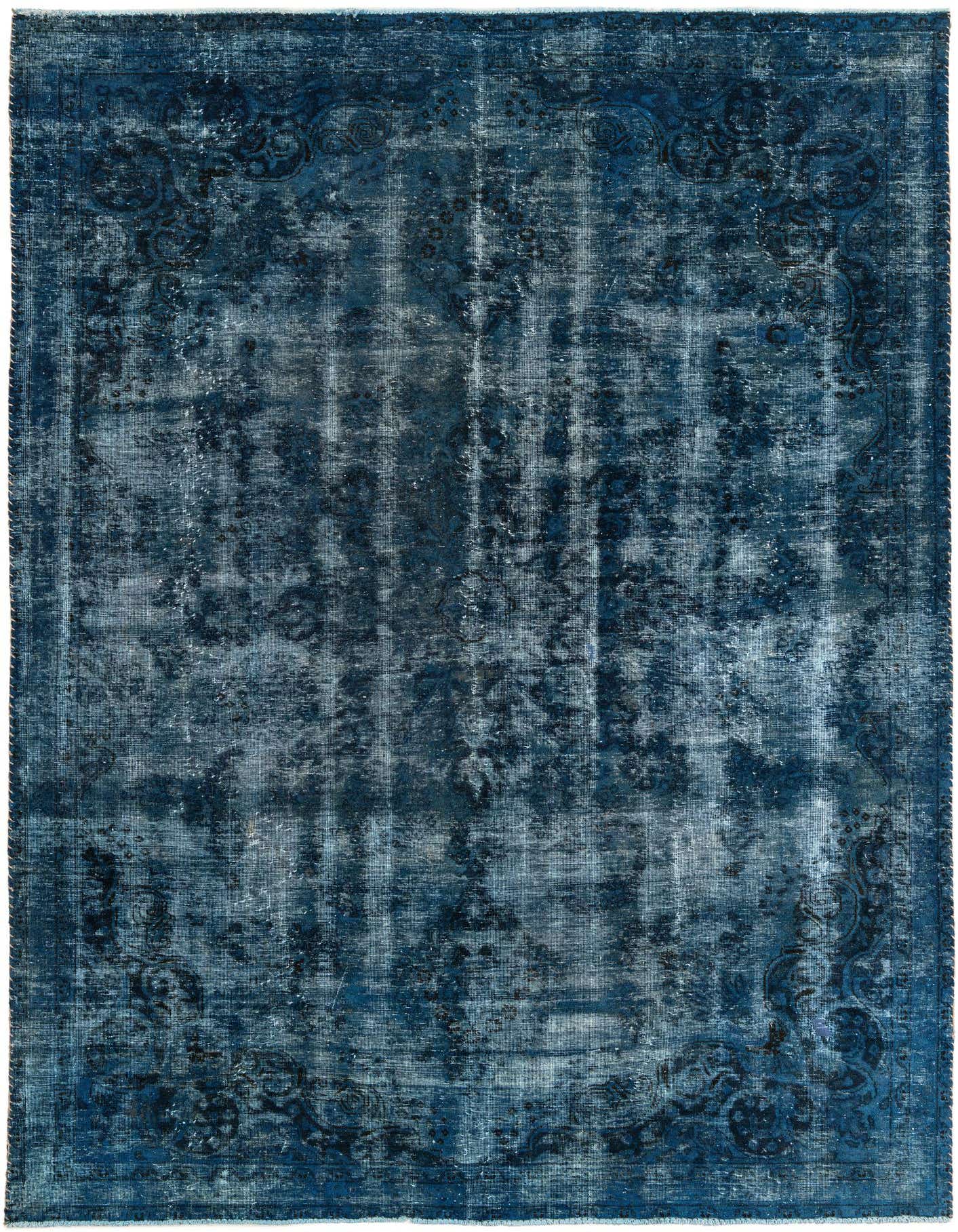 Primary image 7' 2 x 10' 3  Hand Knotted Ultra Vintage Persian Wool Rug