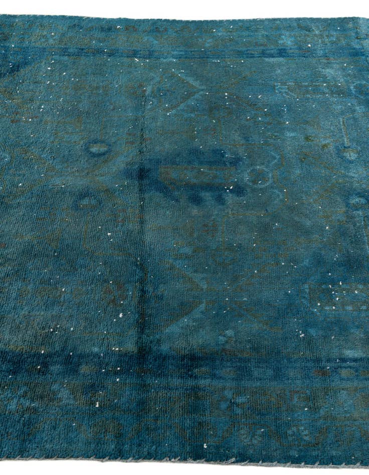 Detail image of 4' 3 x 5' 9  Hand Knotted Ultra Vintage Persian Wool Rug