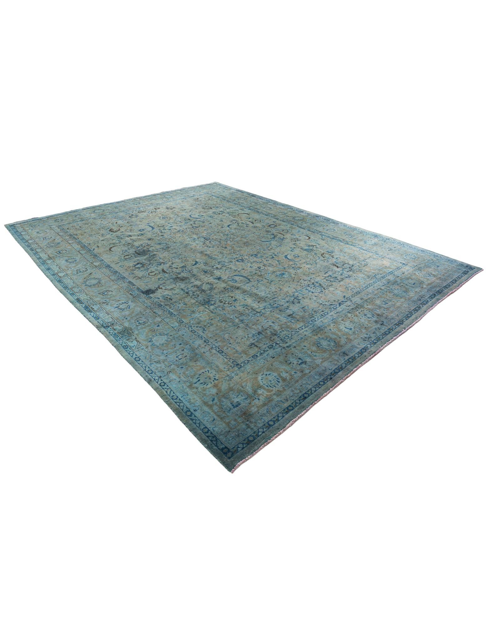 9' 9 x 13' Hand Knotted Ultra Vintage Persian Wool Rug