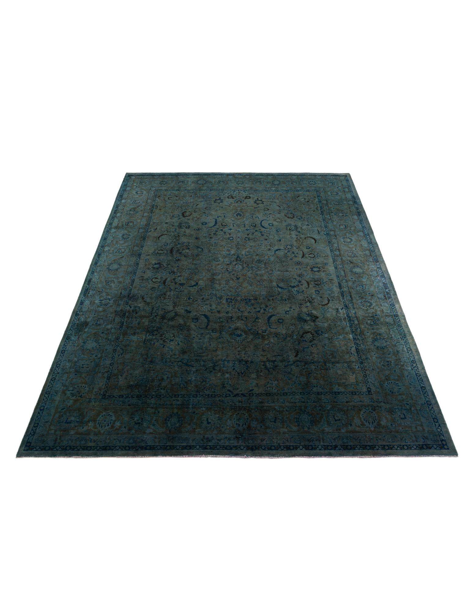 9' 9 x 13' Hand Knotted Ultra Vintage Persian Wool Rug