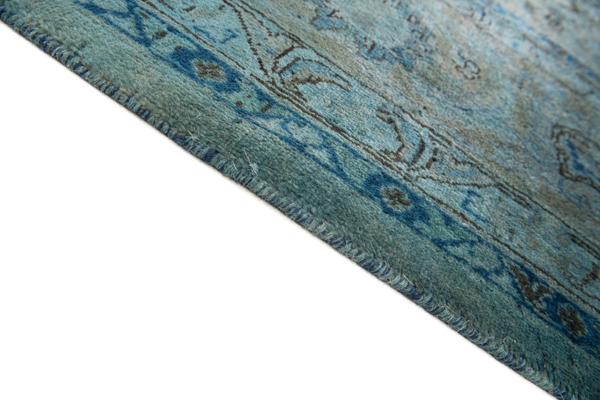 9' 9 x 13' Hand Knotted Ultra Vintage Persian Wool Rug